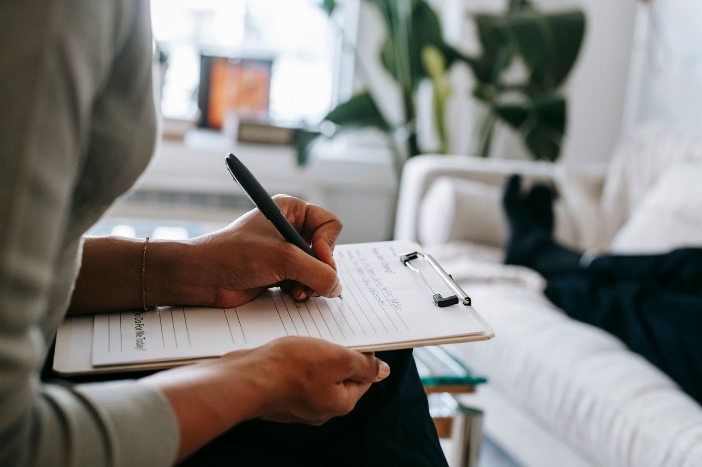 Completing a personalized intake assessment